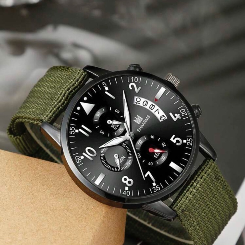 Green Watch with Bracelet Set - Picture 5 of 6